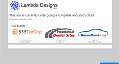 Desktop Screenshot of lambdadesigns.com