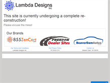 Tablet Screenshot of lambdadesigns.com